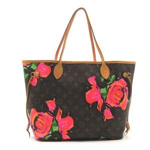 Neverfull MM Monogram Canvas Pink Shoulder Bag